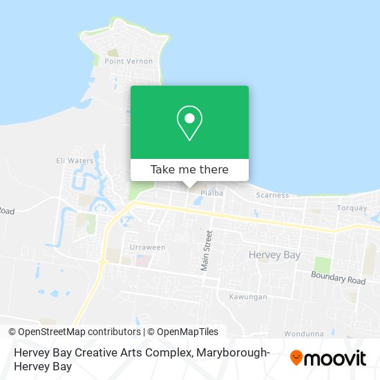 Hervey Bay Creative Arts Complex map