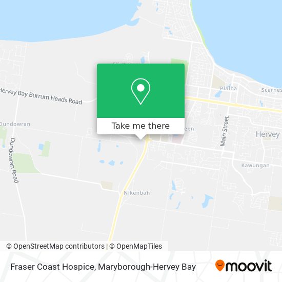 Fraser Coast Hospice map