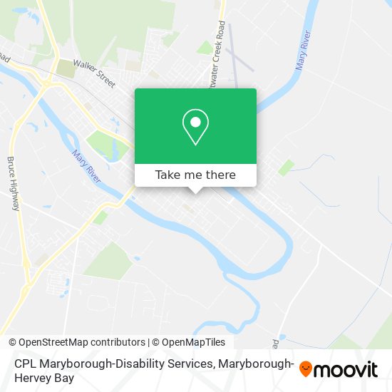 CPL Maryborough-Disability Services map
