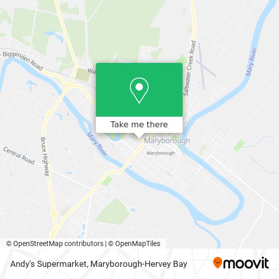 Andy's Supermarket map