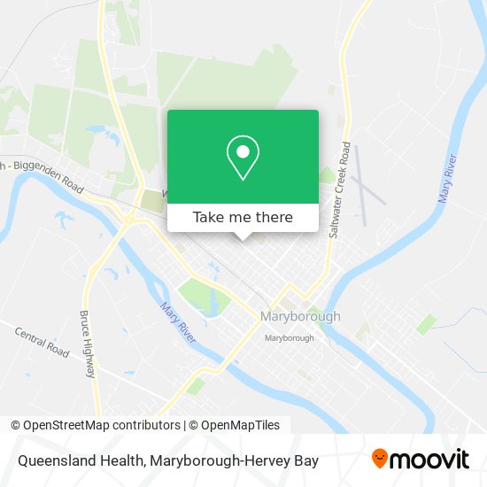 Queensland Health map