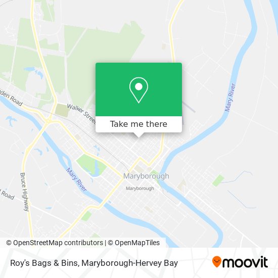 Roy's Bags & Bins map