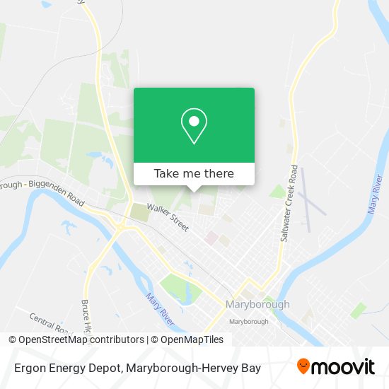 Mapa Ergon Energy Depot