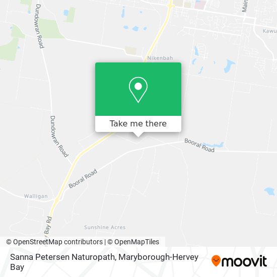 Sanna Petersen Naturopath map