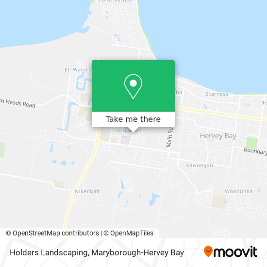 Holders Landscaping map