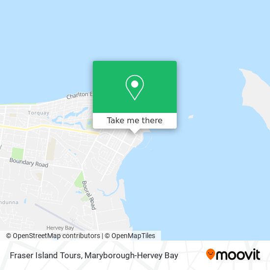 Fraser Island Tours map