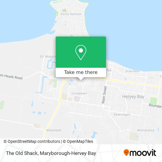 The Old Shack map