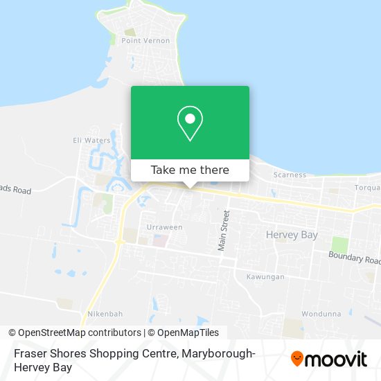 Mapa Fraser Shores Shopping Centre