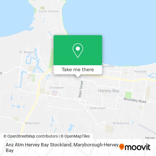 Anz Atm Hervey Bay Stockland map