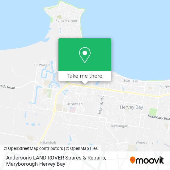 Anderson's LAND ROVER Spares & Repairs map