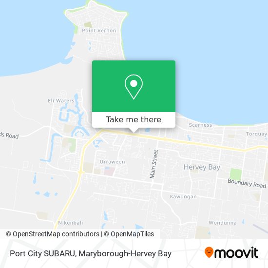 Port City SUBARU map