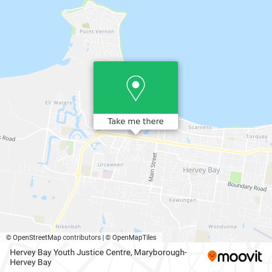 Mapa Hervey Bay Youth Justice Centre