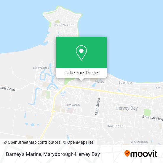 Barney's Marine map