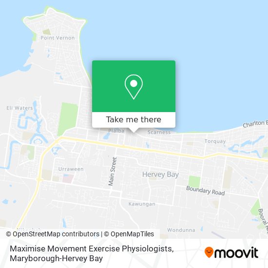 Mapa Maximise Movement Exercise Physiologists