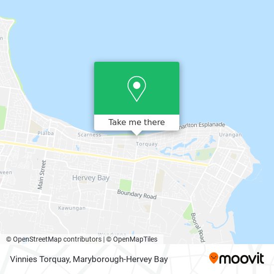 Vinnies Torquay map