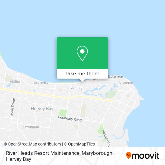 River Heads Resort Maintenance map