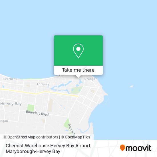 Chemist Warehouse Hervey Bay Airport map