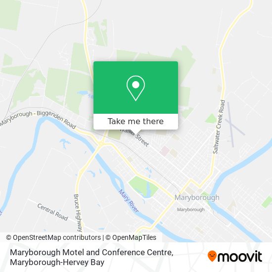 Mapa Maryborough Motel and Conference Centre