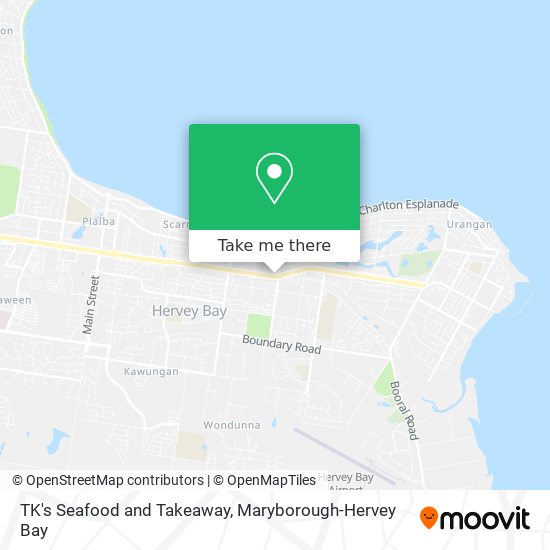 How to get to TK's Seafood and Takeaway in Hervey Bay Pt A by Bus?
