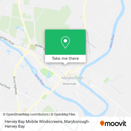 Hervey Bay Mobile Windscreens map