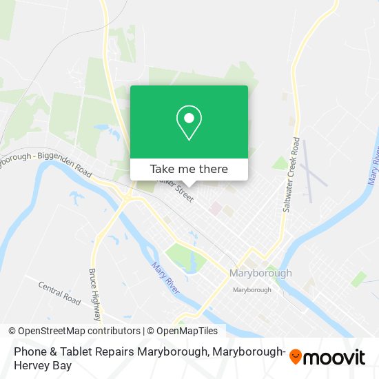 Phone & Tablet Repairs Maryborough map