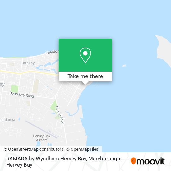 RAMADA by Wyndham Hervey Bay map