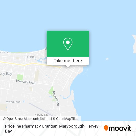 Priceline Pharmacy Urangan map