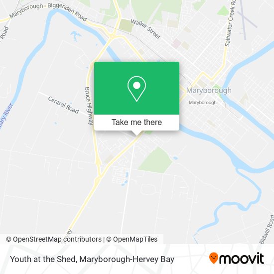 Youth at the Shed map