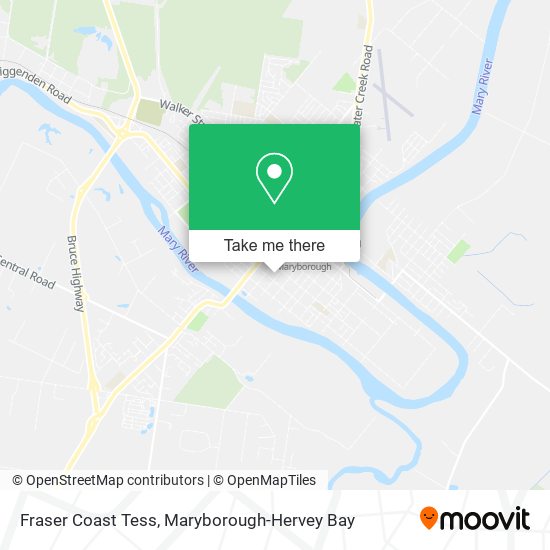 Fraser Coast Tess map