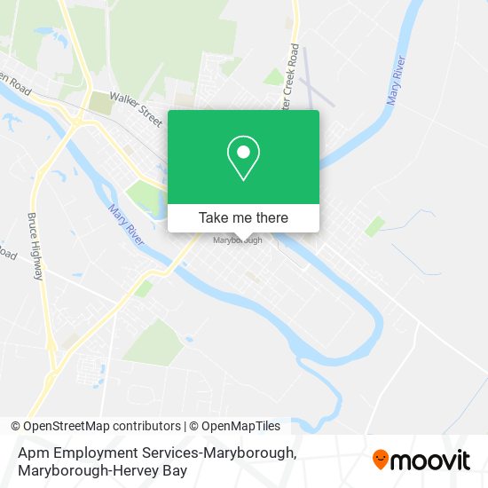 Apm Employment Services-Maryborough map
