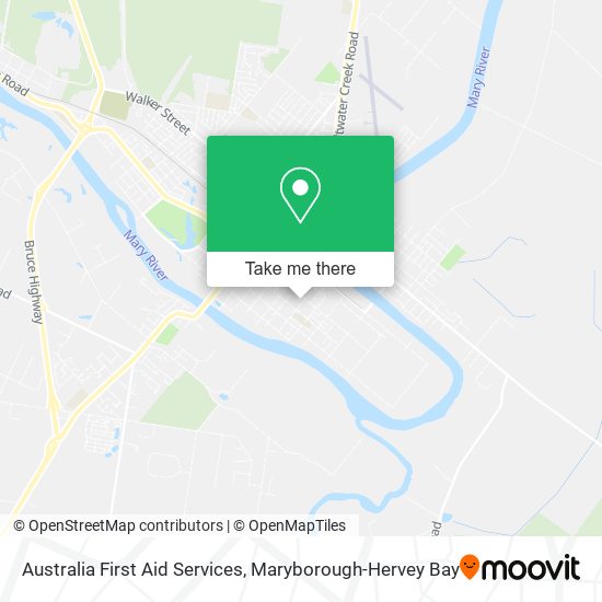 Mapa Australia First Aid Services