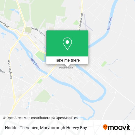 Hodder Therapies map