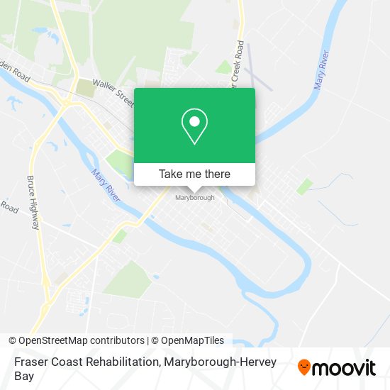 Fraser Coast Rehabilitation map