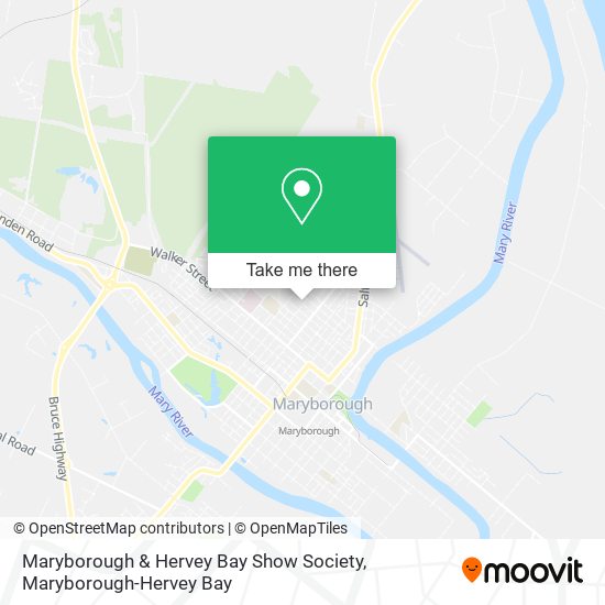 Mapa Maryborough & Hervey Bay Show Society
