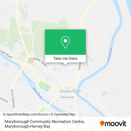 Mapa Maryborough Community Recreation Centre