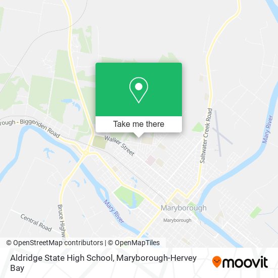 Mapa Aldridge State High School