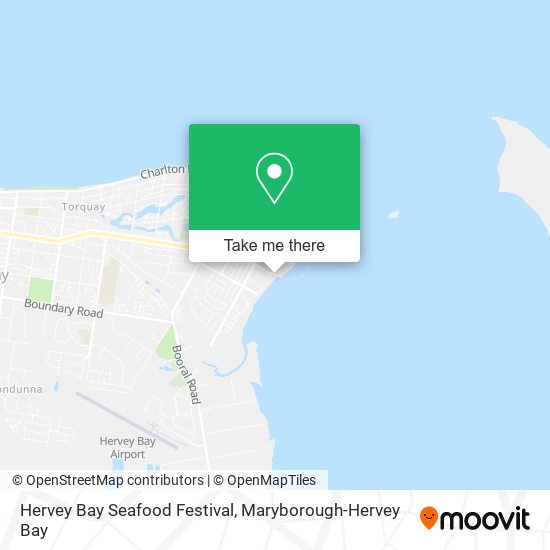 Mapa Hervey Bay Seafood Festival