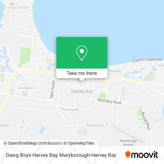 Dawg Boys Hervey Bay map