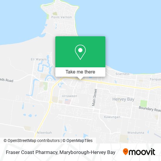 Fraser Coast Pharmacy map