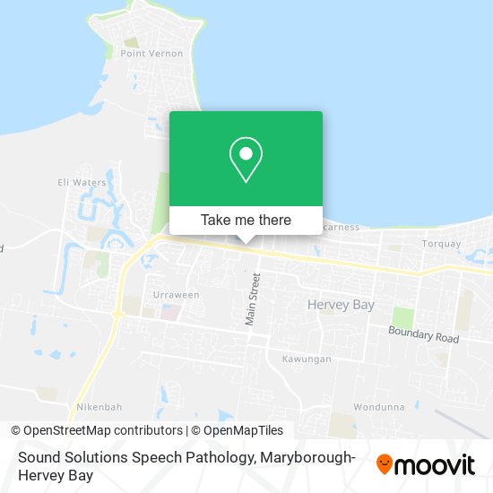Sound Solutions Speech Pathology map