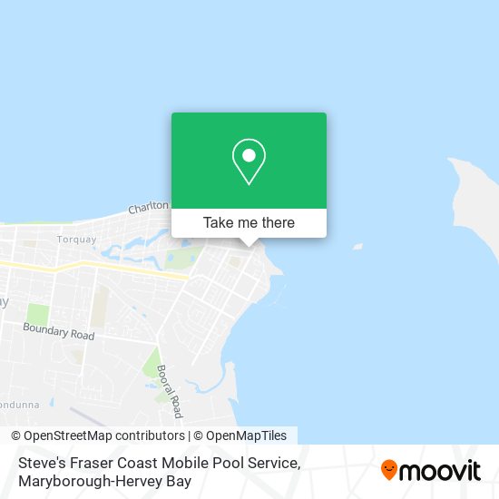 Steve's Fraser Coast Mobile Pool Service map
