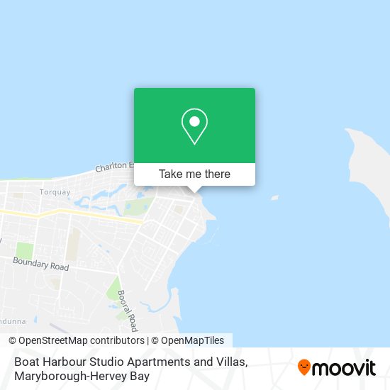 Boat Harbour Studio Apartments and Villas map