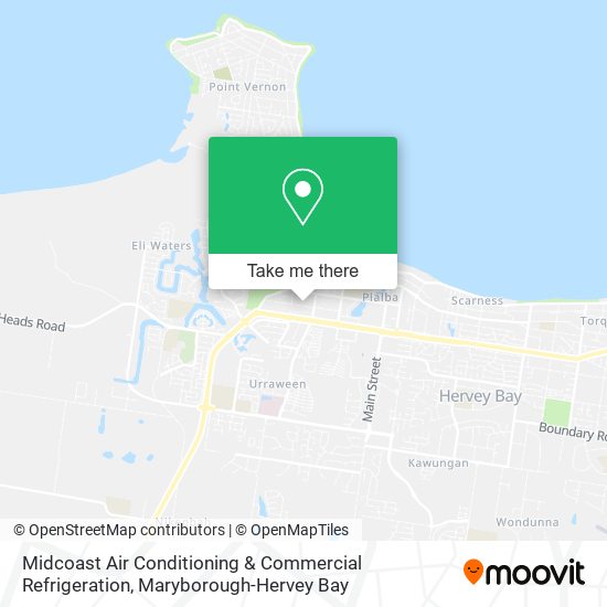 Mapa Midcoast Air Conditioning & Commercial Refrigeration