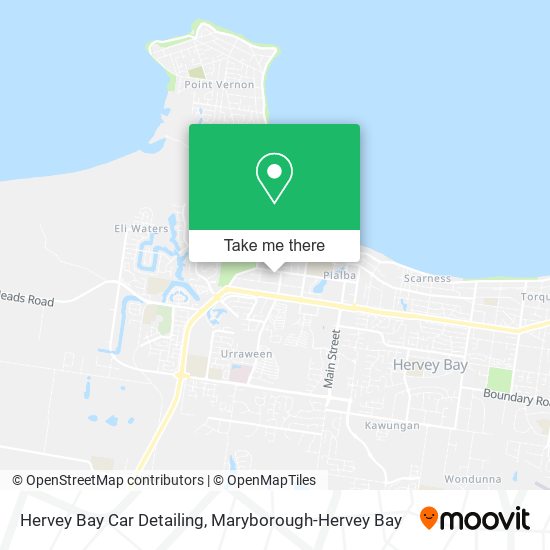 Hervey Bay Car Detailing map