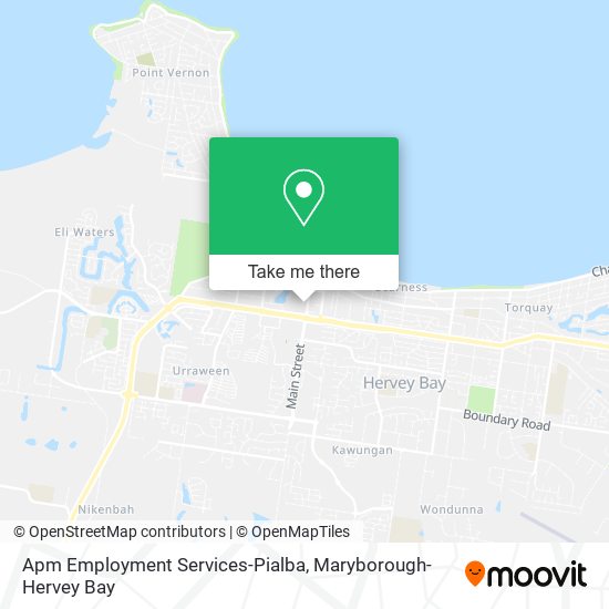 Mapa Apm Employment Services-Pialba