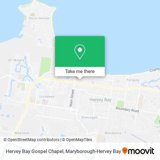 Hervey Bay Gospel Chapel map