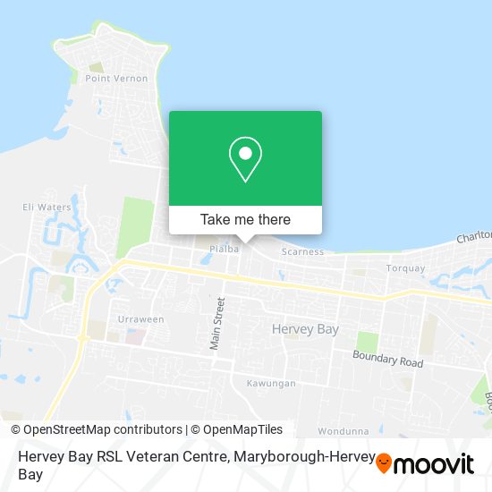 Hervey Bay RSL Veteran Centre map