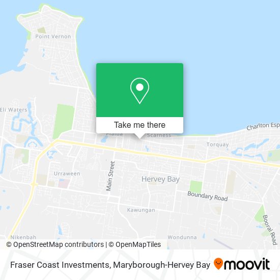 Fraser Coast Investments map