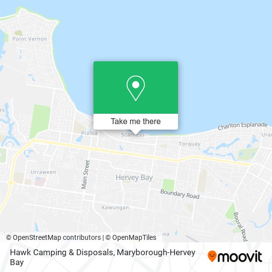 Hawk Camping & Disposals map