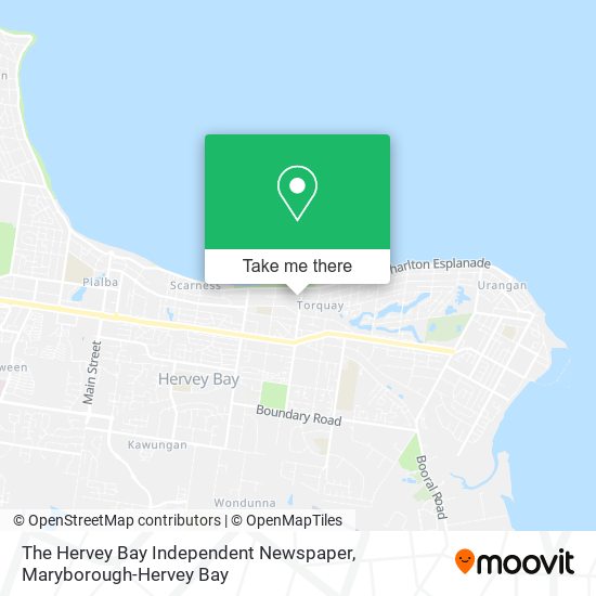 Mapa The Hervey Bay Independent Newspaper